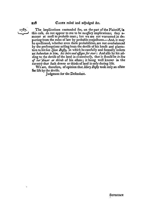 Busby v. Busby, 1 Dall. 226 (C.P. Phila. Cty 1787)